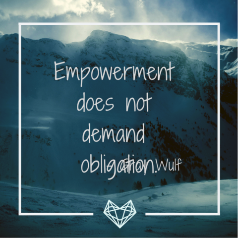 empowerment does not demand obligation